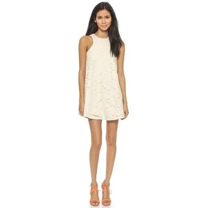 J.O.A. Ivory Lace Tented Dress Size Medium.